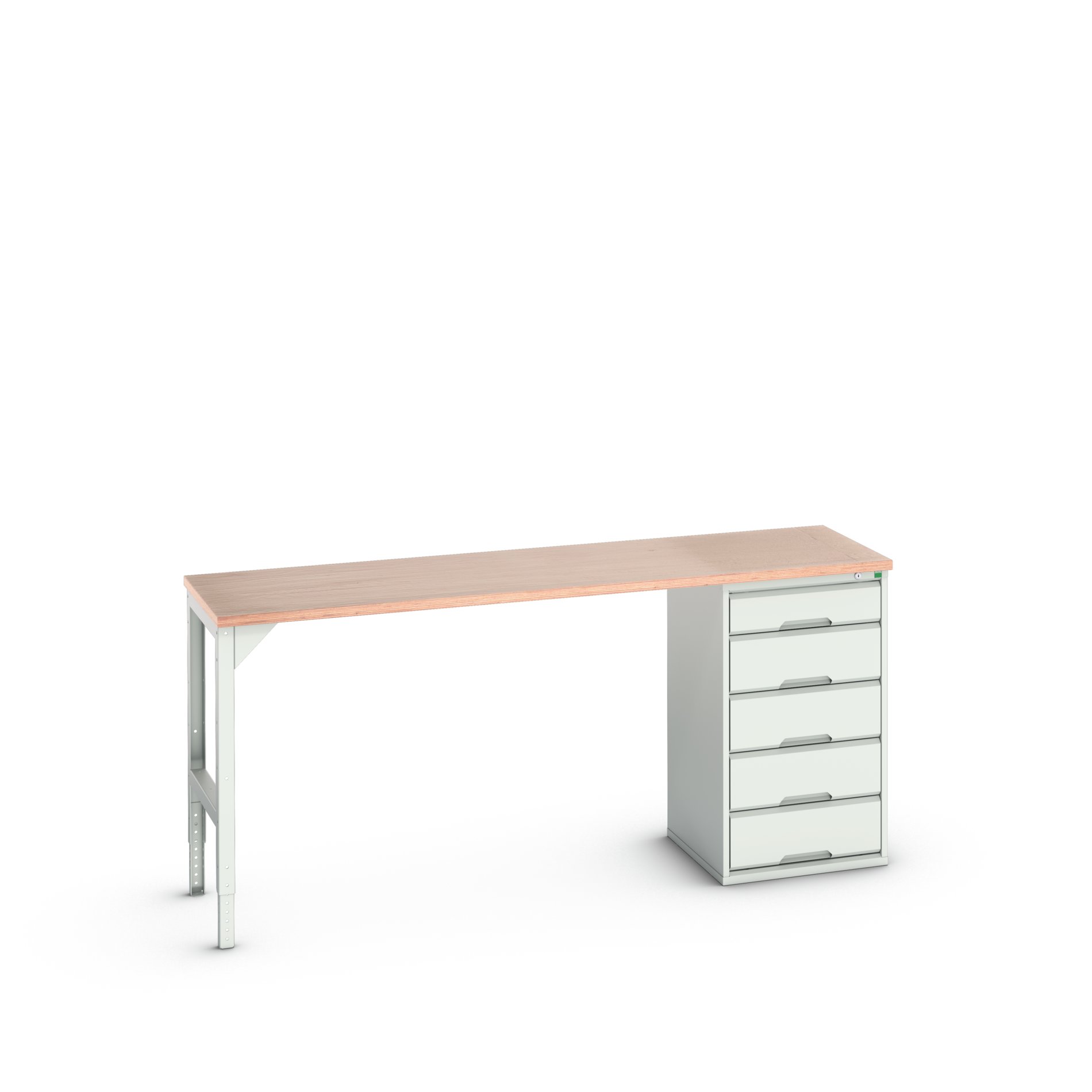 Bott Steel Workbench, 300kg Max Load Adjustable Height, 930 mm x 600mm x 2000 mm