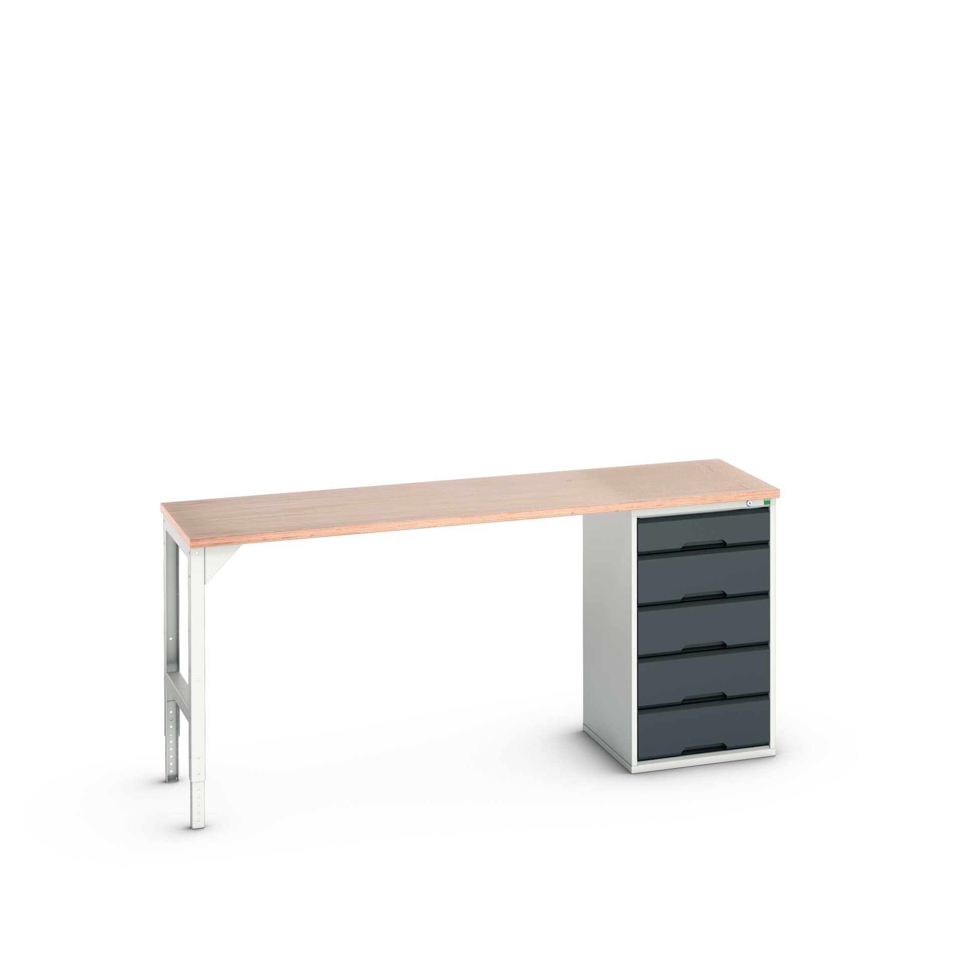 Bott Steel Workbench, 300kg Max Load Adjustable Height, 930 mm x 600mm x 2000 mm