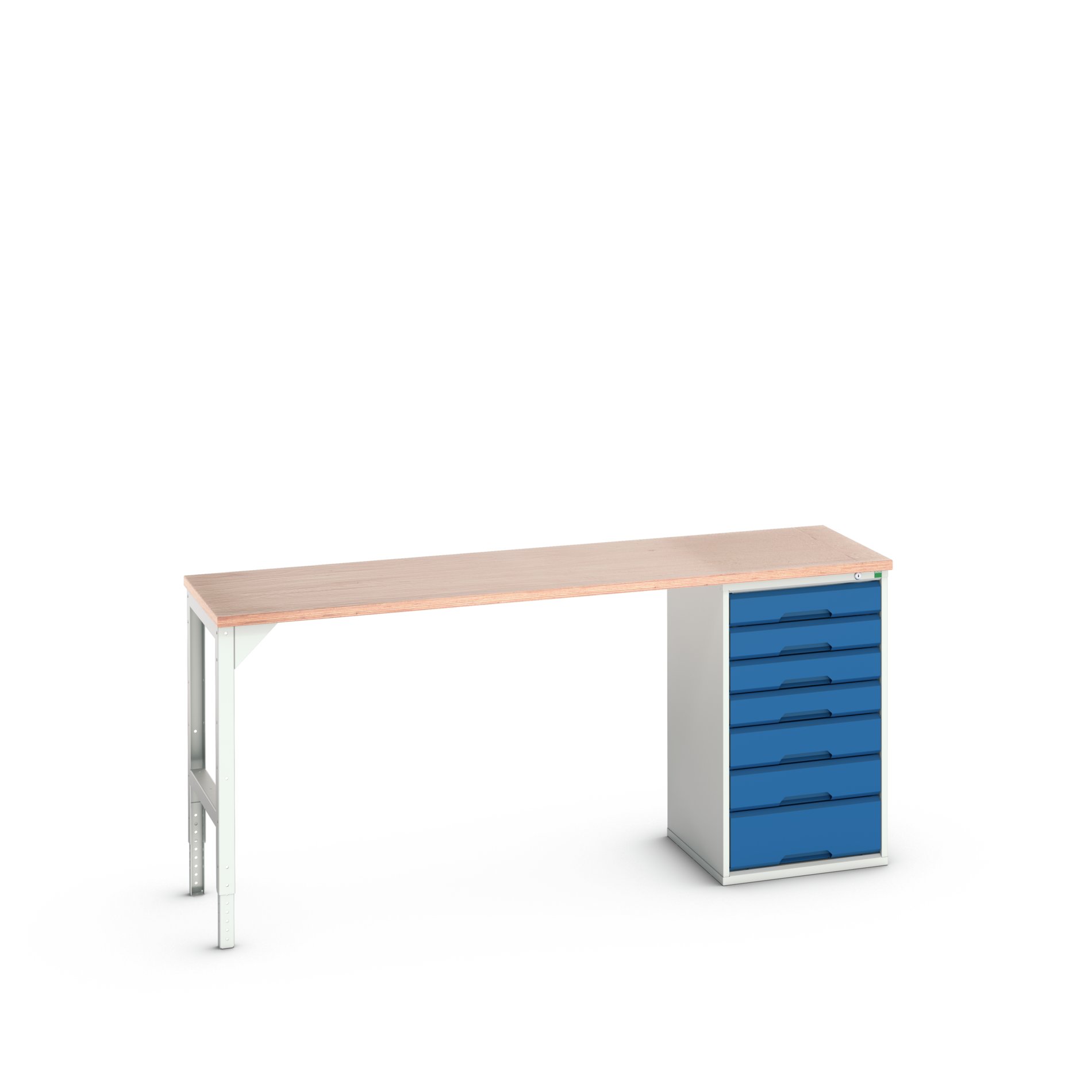 Bott Steel Workbench, 300kg Max Load Adjustable Height, 930 mm x 600mm x 2000 mm