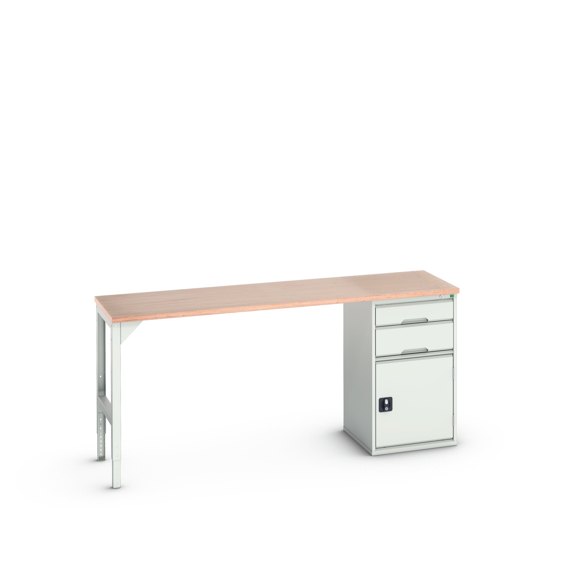 Bott Steel Workbench, 300kg Max Load Adjustable Height, 930 mm x 600mm x 2000 mm