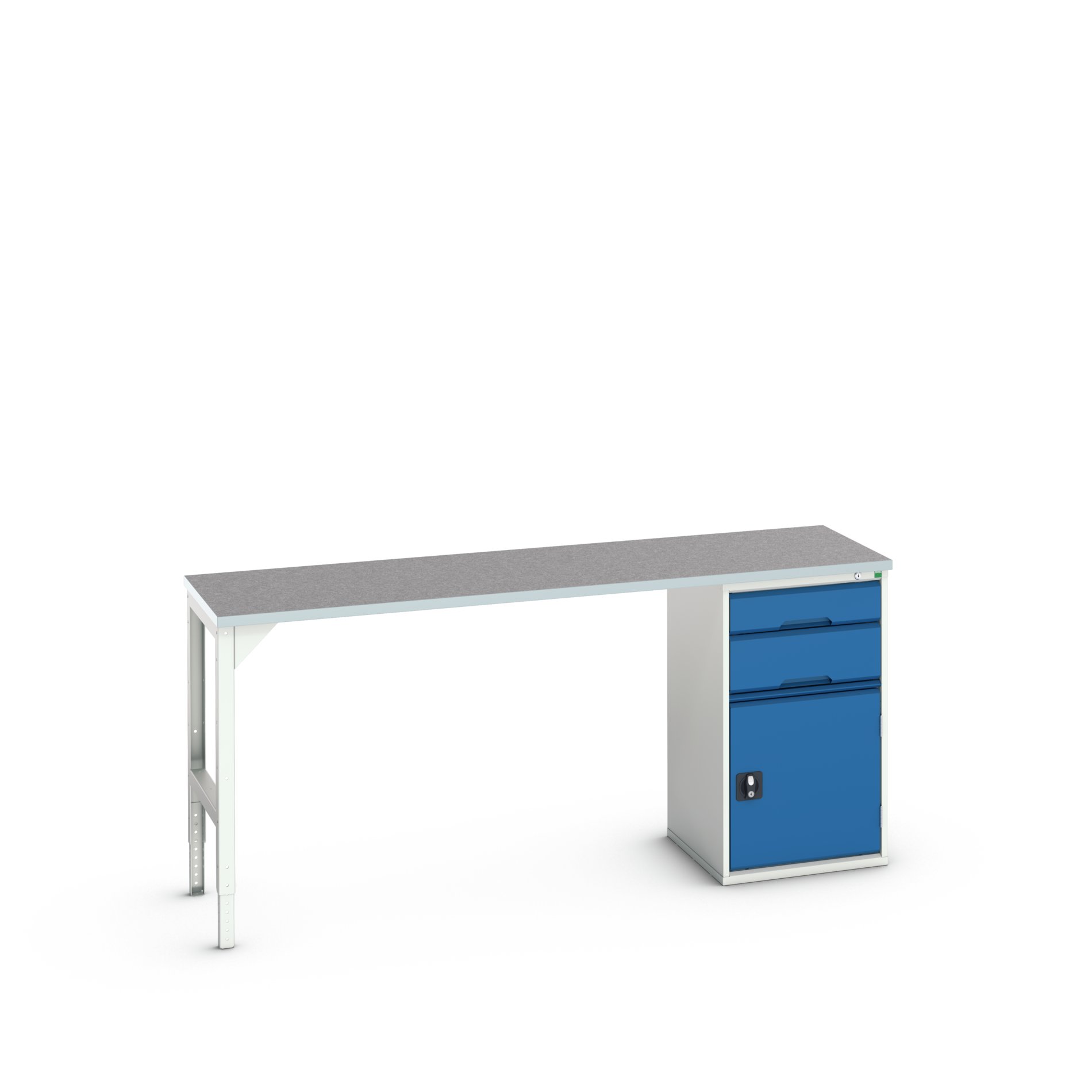 Bott Steel Workbench, 300kg Max Load Adjustable Height, 930 mm x 600mm x 2000 mm