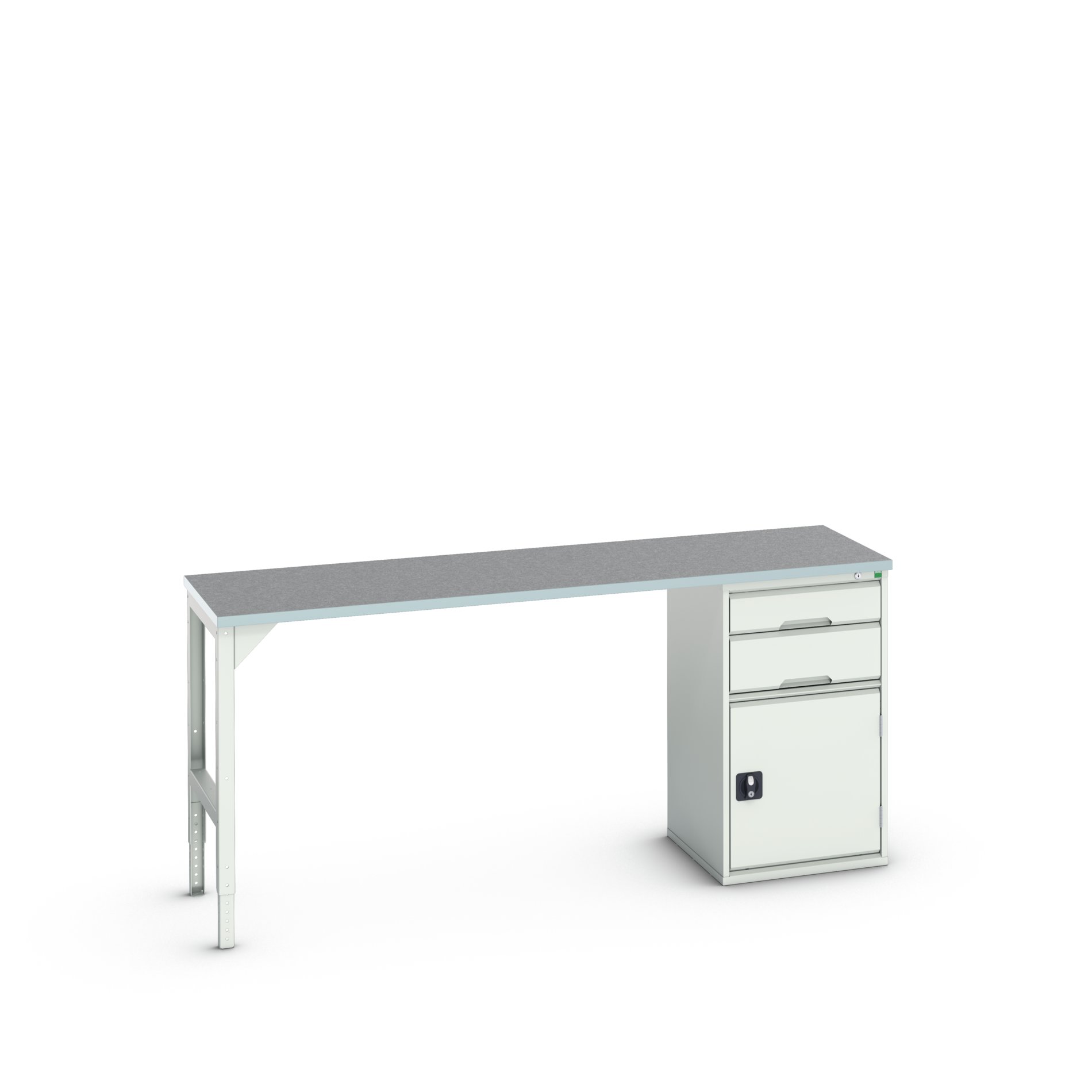 Bott Steel Workbench, 300kg Max Load Adjustable Height, 930 mm x 600mm x 2000 mm