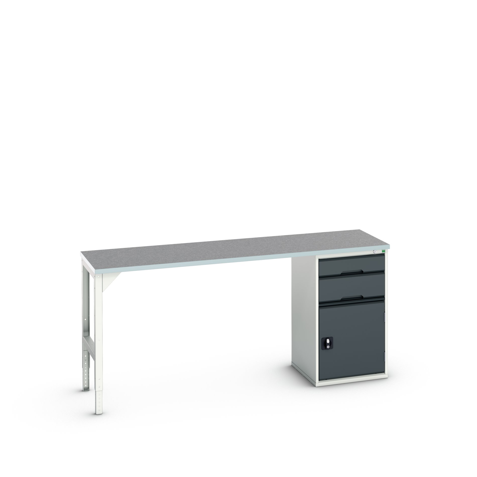 Bott Steel Workbench, 300kg Max Load Adjustable Height, 930 mm x 600mm x 2000 mm