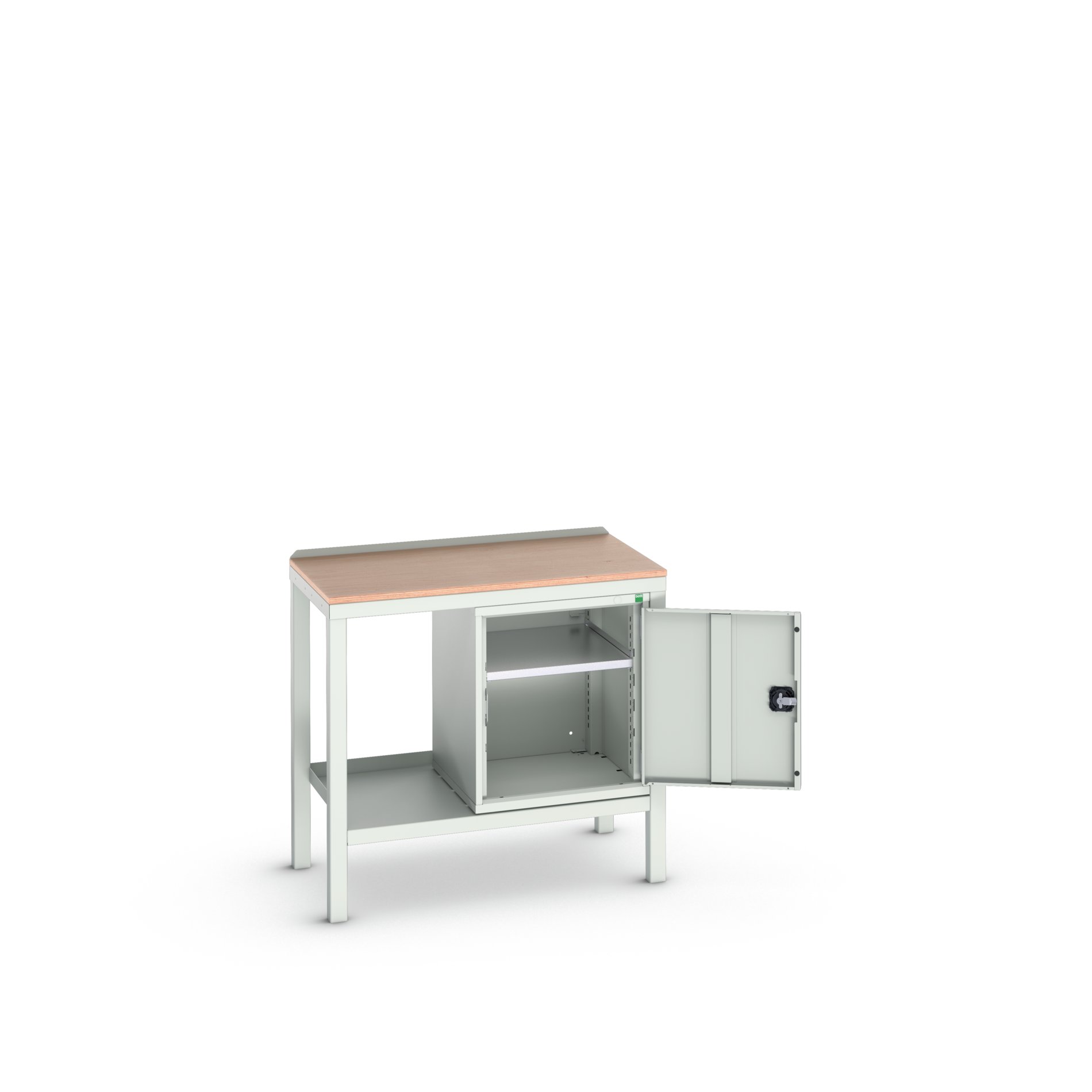 Bott Steel Workbench, 75kg Max Load Adjustable Height, 930 mm x 600mm x 1000 mm