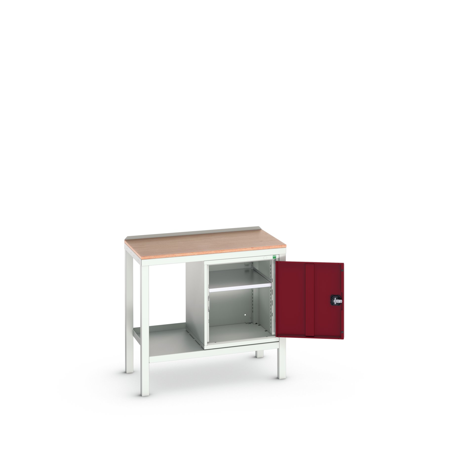 Bott Steel Workbench, 75kg Max Load Adjustable Height, 930 mm x 600mm x 1000 mm