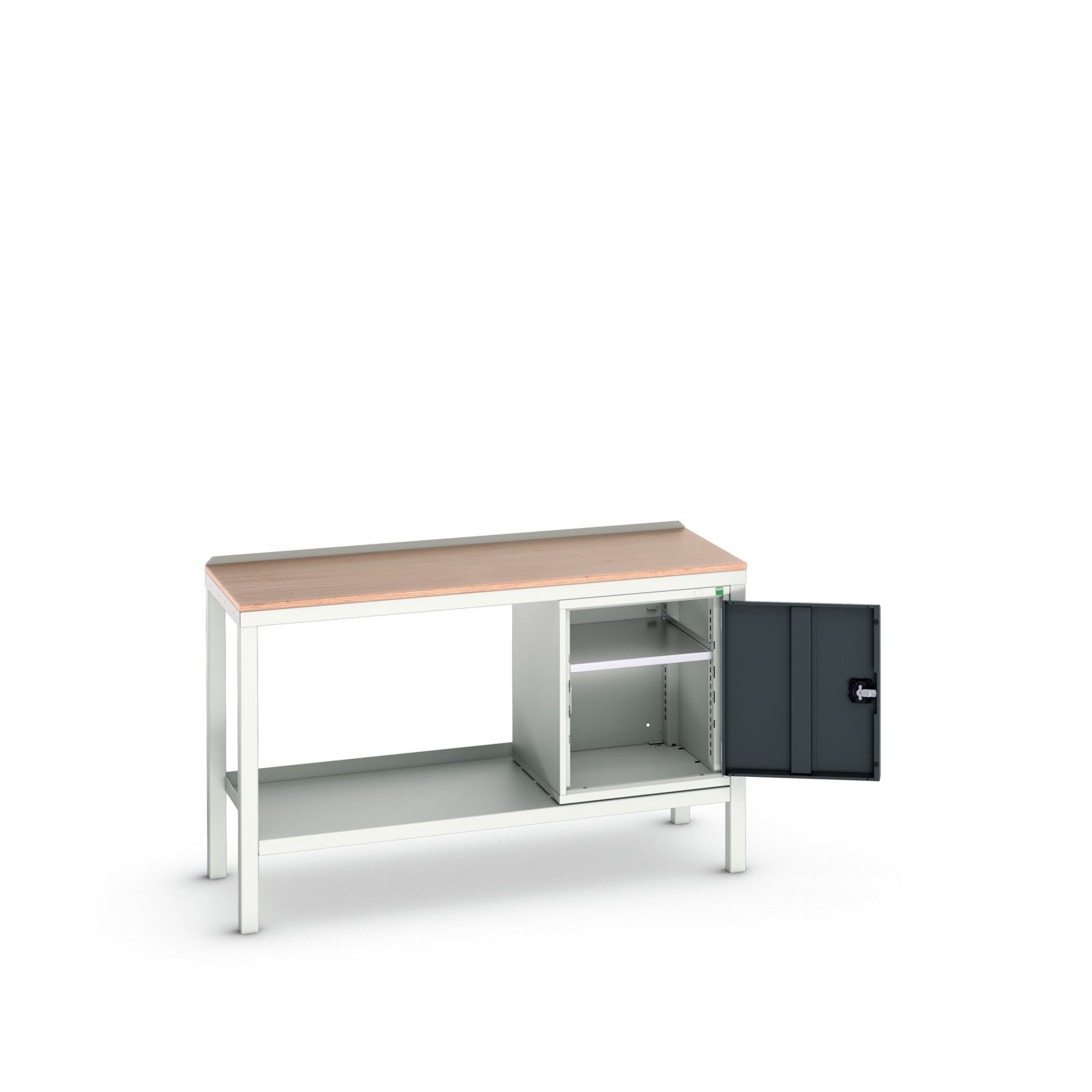 Bott Steel Workbench, 75kg Max Load Adjustable Height, 930 mm x 600mm x 1500 mm