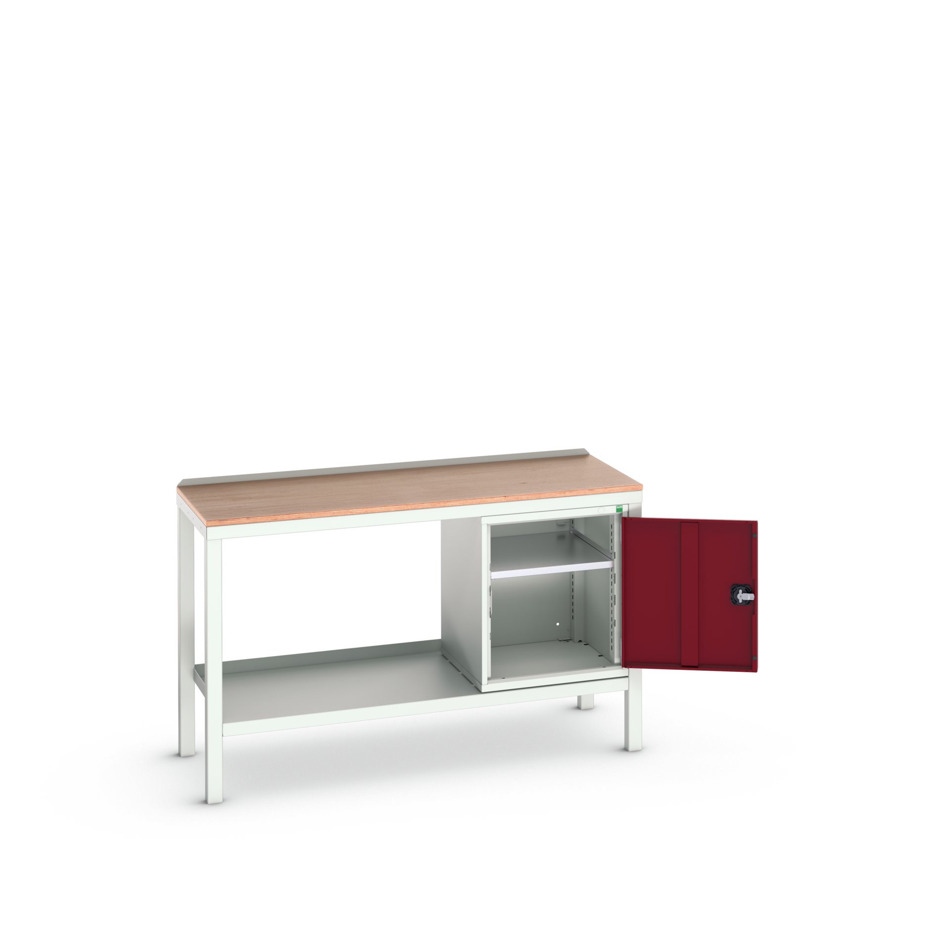 Bott Steel Workbench, 75kg Max Load Adjustable Height, 930 mm x 600mm x 1500 mm