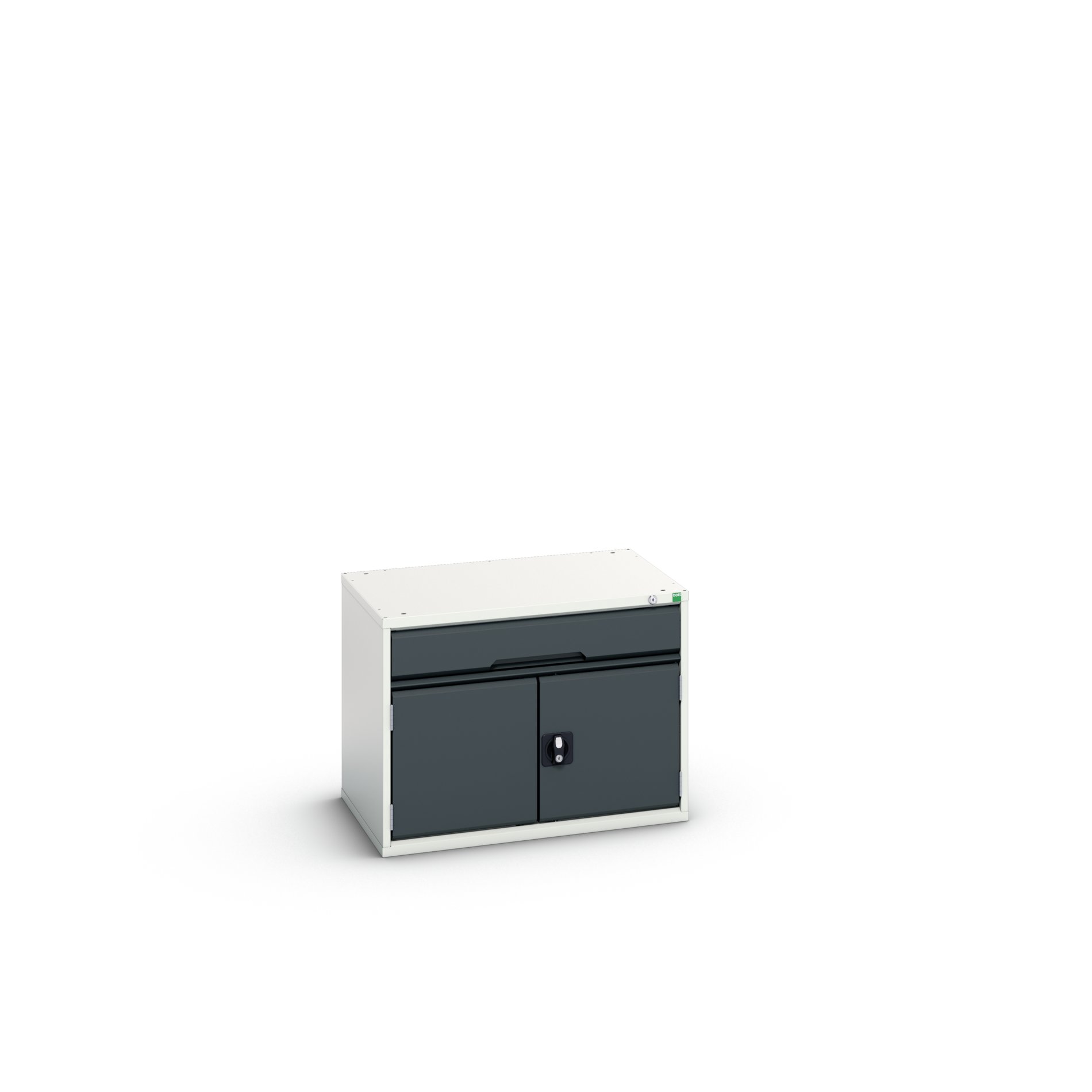 Bott Cabinet 1, Steel, 600 mm x 800mm x 550 mm, Anthracite, Light Grey