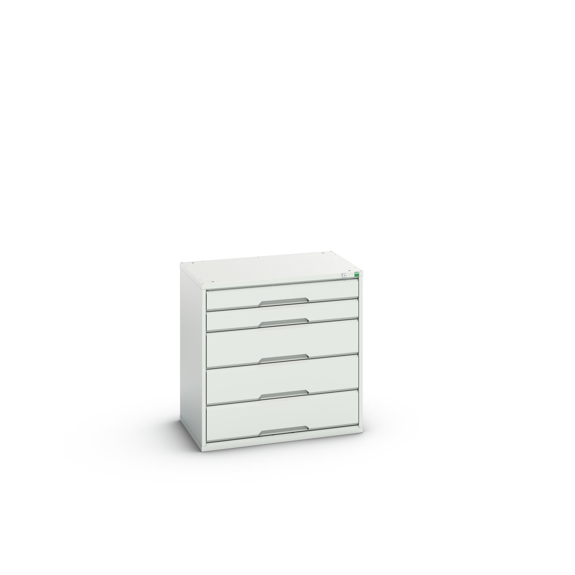 Bott Cabinet 5, Steel, 800 mm x 800mm x 550 mm, Light Grey