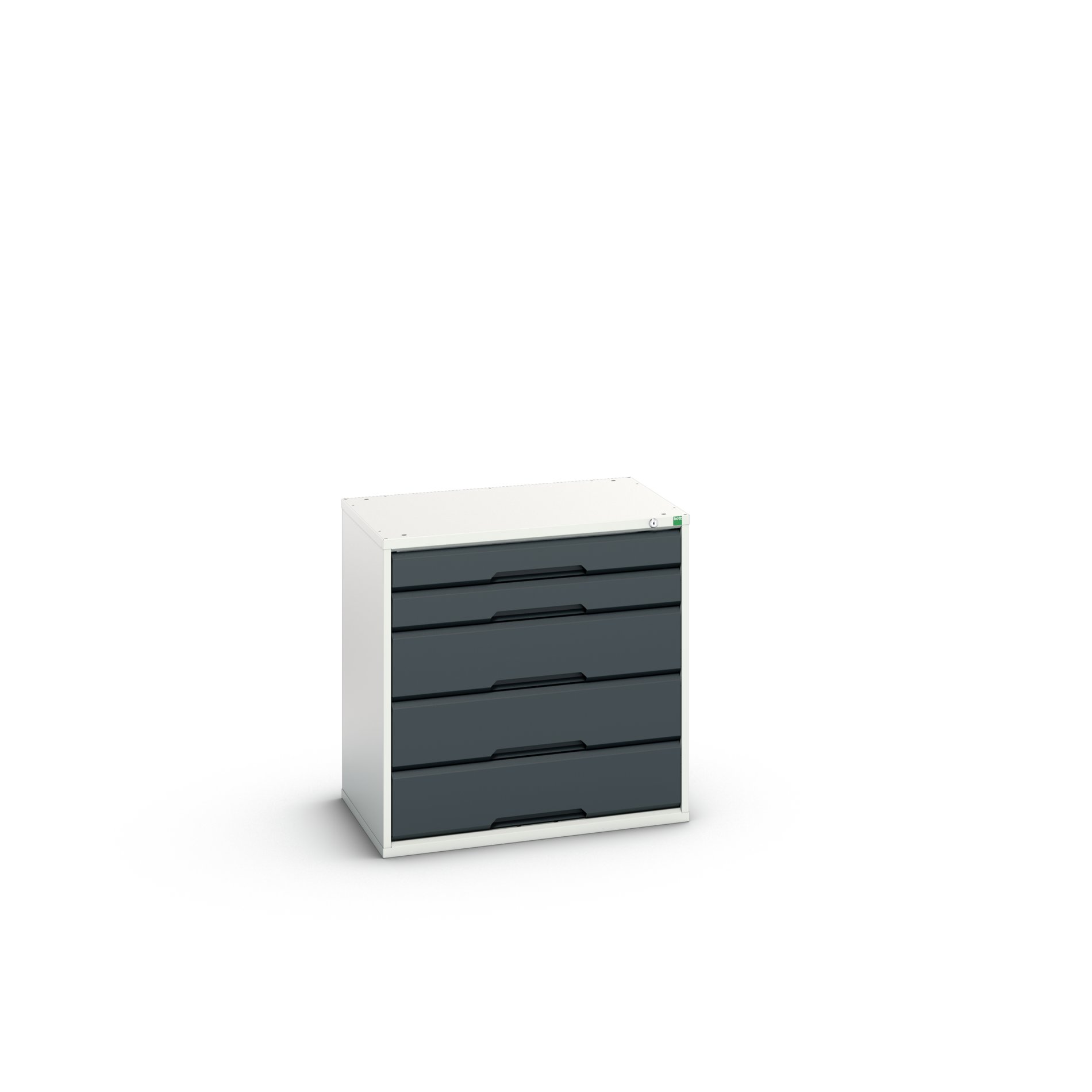 Bott Cabinet 5, Steel, 800 mm x 800mm x 550 mm, Anthracite, Light Grey