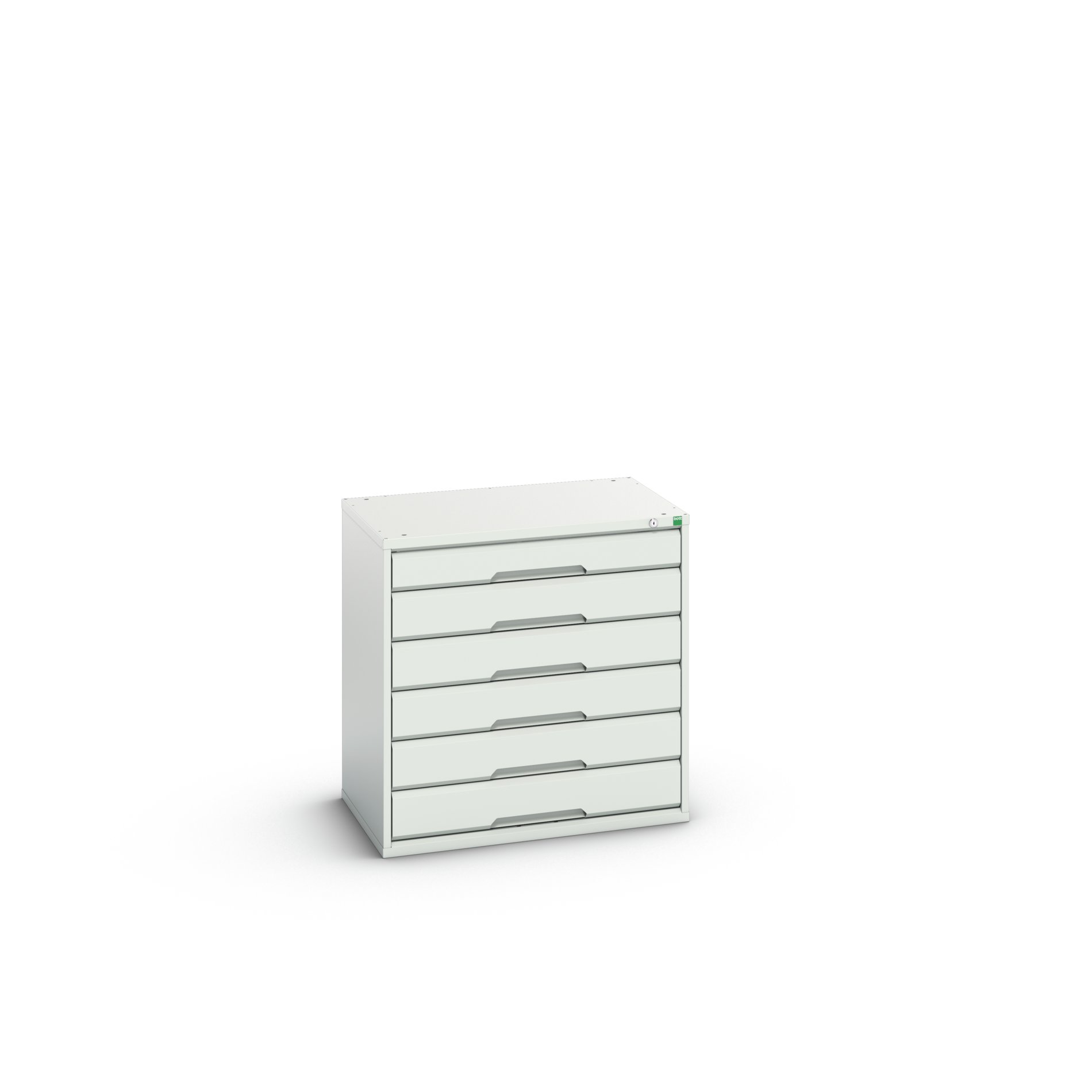 Bott Cabinet 6, Steel, 800 mm x 800mm x 550 mm, Light Grey
