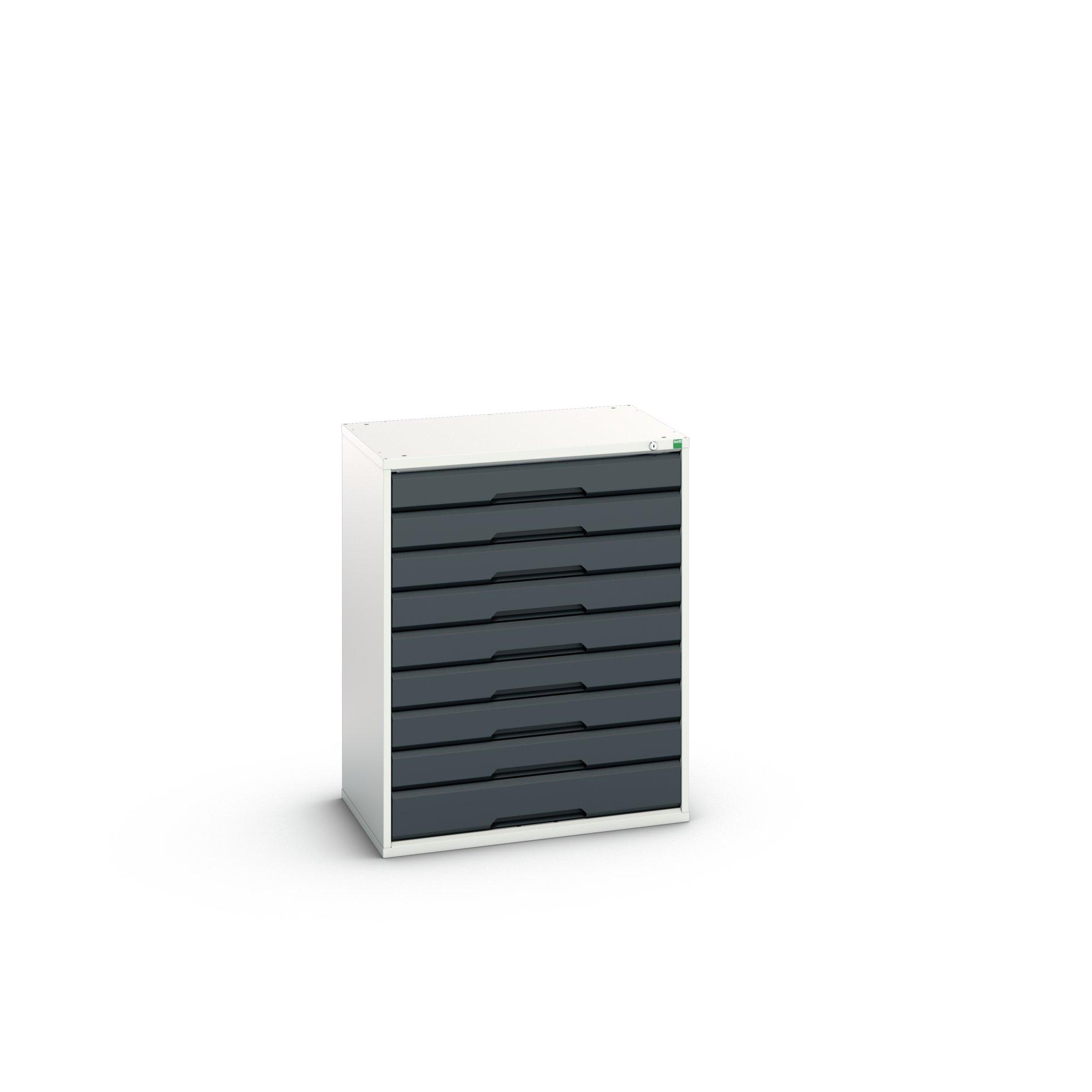 Bott Cabinet 9, Steel, 1000 mm x 800mm x 550 mm, Anthracite, Light Grey