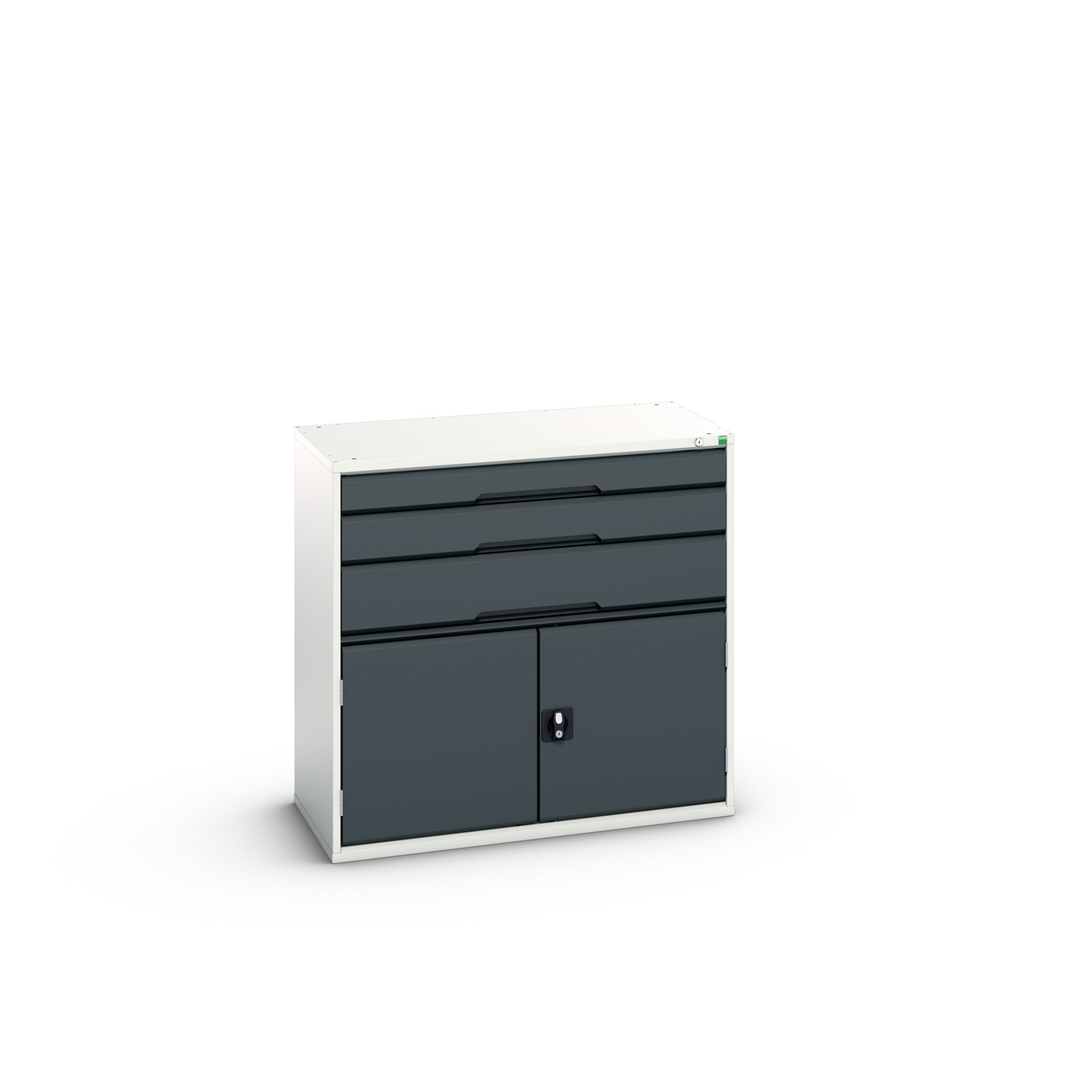 Bott Cabinet 3, Steel, 1000 mm x 1050mm x 550 mm, Anthracite, Light Grey