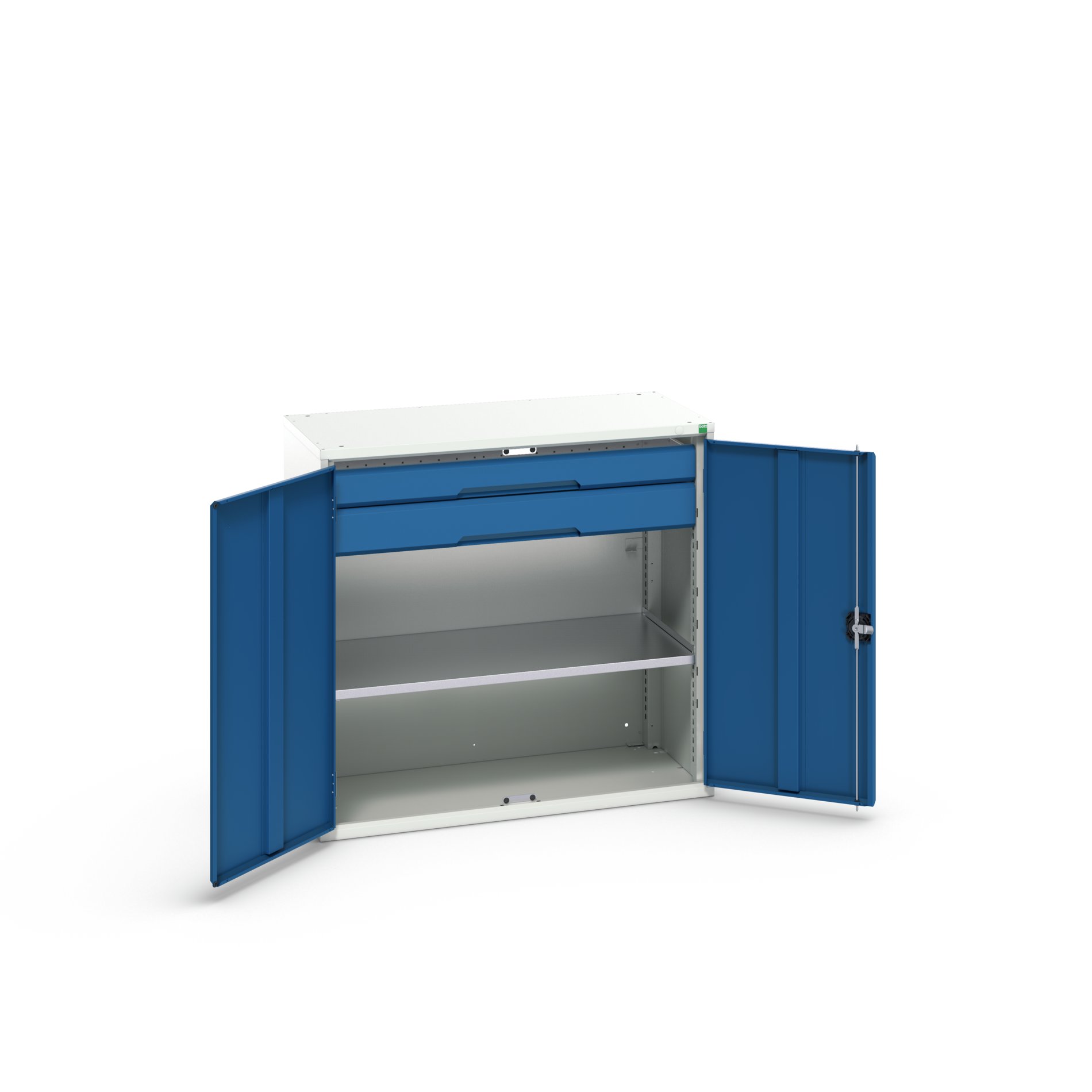 Bott 2 Door, 2 Drawer Sheet Steel Floor Standing Cupboard 1000 mm 1050mm, 550 mm