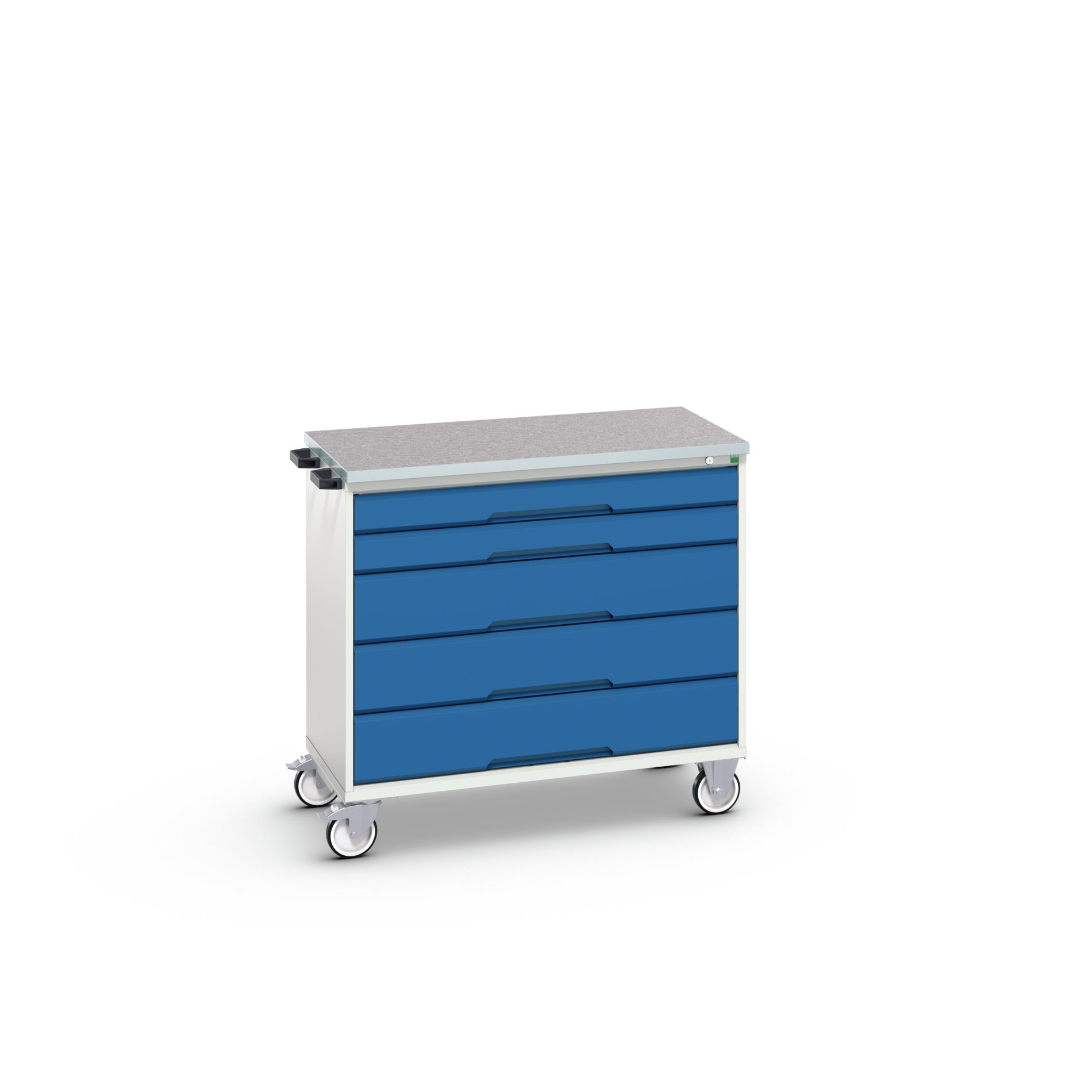 Bott 0 Door, 5 Drawer Sheet Steel Floor Standing Cabinet 980 mm 1050mm, 600 mm