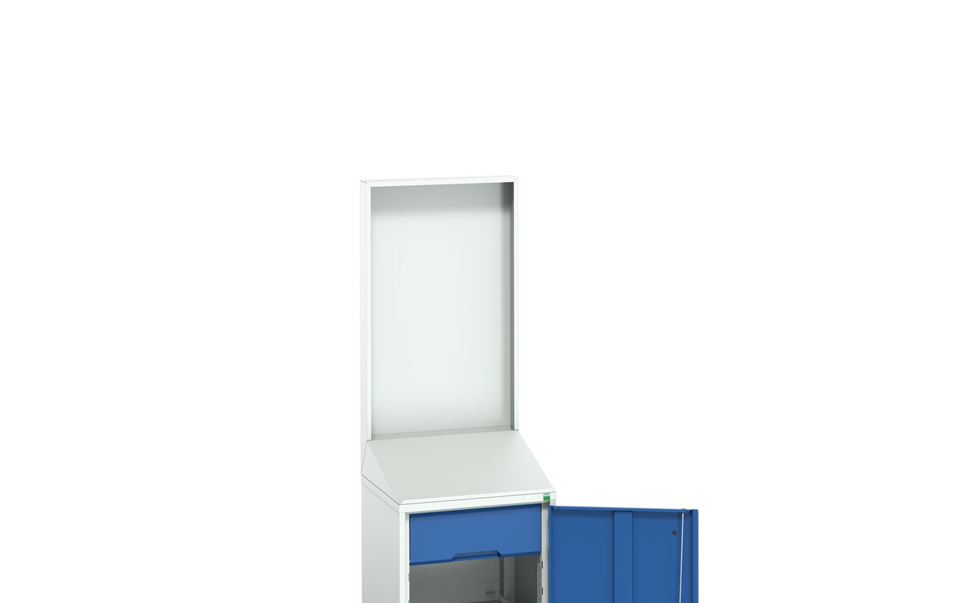 Bott 1 Door, 1 Drawer Sheet Steel Cupboard 2000 mm 525mm, 550 mm