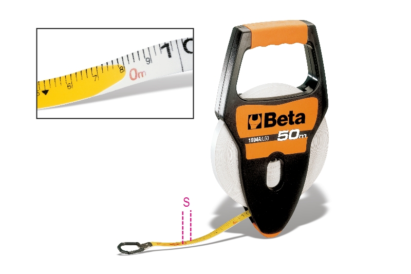 BETA 1694A 50 m Tape Measure, Metric