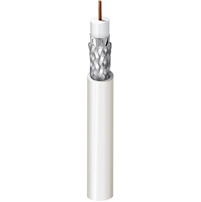 Belden 1694ELW Series, 500 m, RG6 Coaxial SDI Coaxial Cable 75 Ω, Green, Unterminated