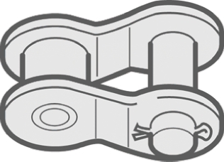 Renold Roller Roller Chain Link