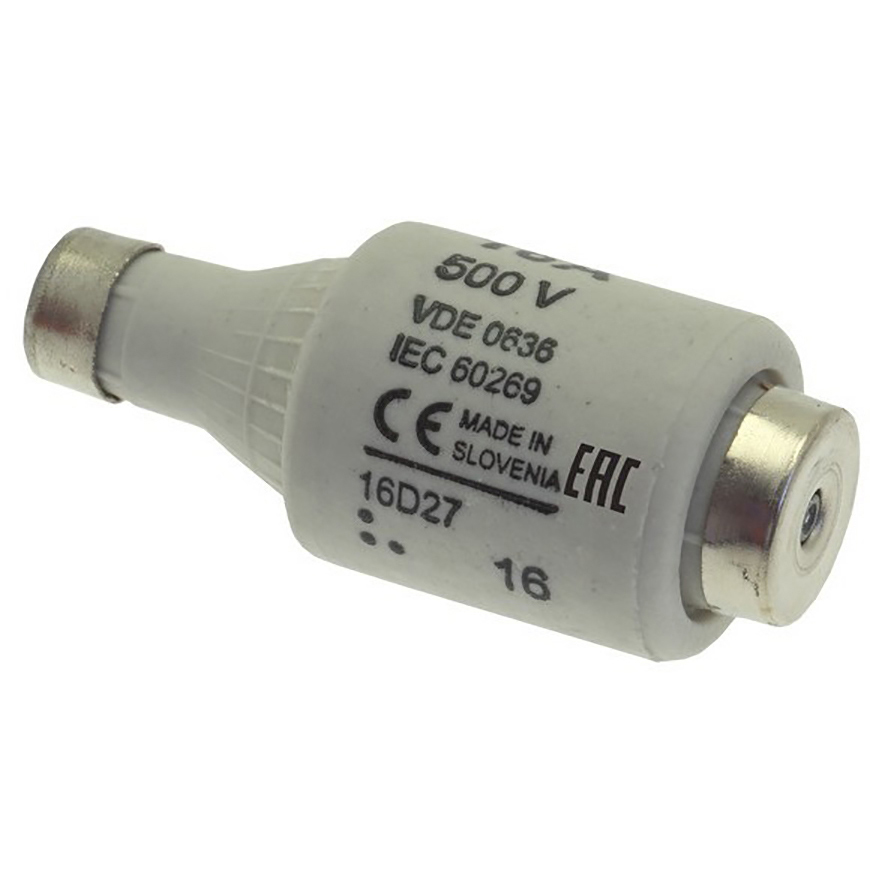16d27 Eaton 16A D2 Diazed Fuse, 500V ac