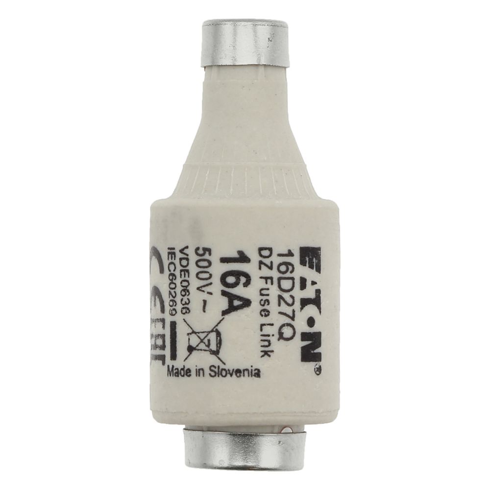 16d27q Eaton 16A D2 Bottle Fuse, E27 Thread Size, 500V ac