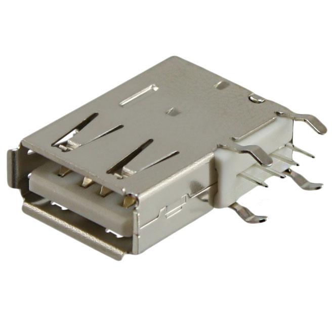 On Shore Technology Inc. Through Hole, Right Angle Connector USB-A (USB TYPE-A)