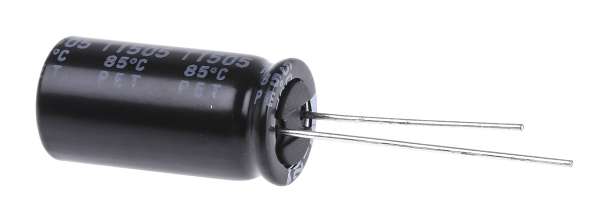Rubycon 2200 μF Capacitor 16V dc, Radial, Through Hole - 16PK2200MEFC10X20 Radial Lead