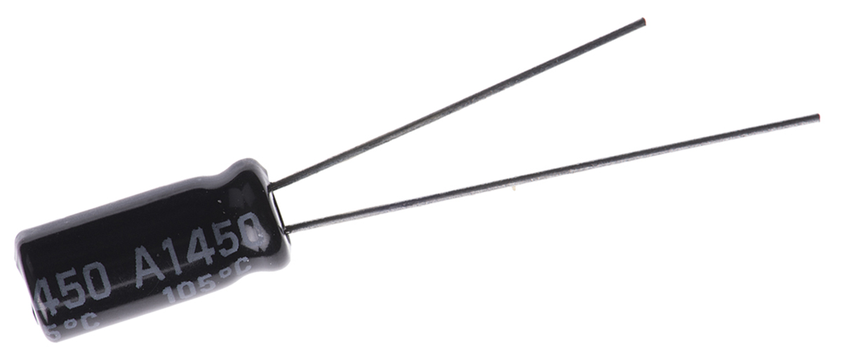 Rubycon 47 μF Capacitor 16V dc, Radial, Through Hole - 16YXF47M5X11