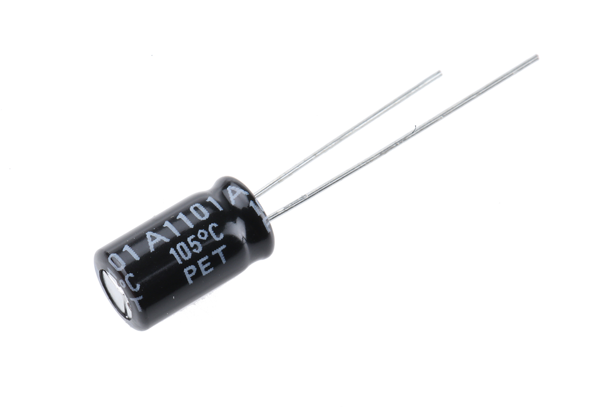 Rubycon 220 μF Capacitor 16V dc, Radial, Through Hole - 16ZLH220MEFC6.3X11