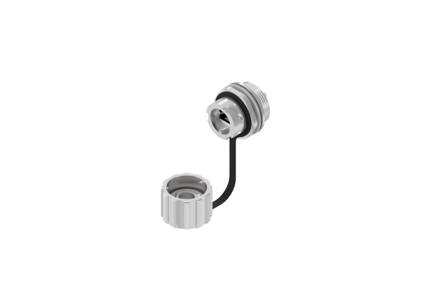 CONEC 17-100 Series Ethernet Connector Male, Threaded Mount, Cat5e Shielded Straight 1 Port