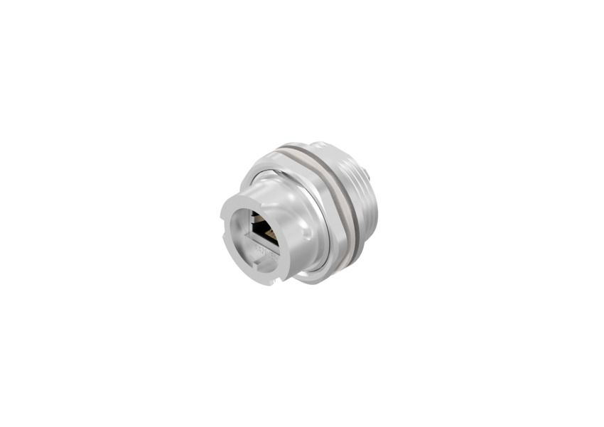 CONEC 17-100 Series Ethernet Connector Male, Threaded Mount, Cat5e Shielded Straight 1 Port