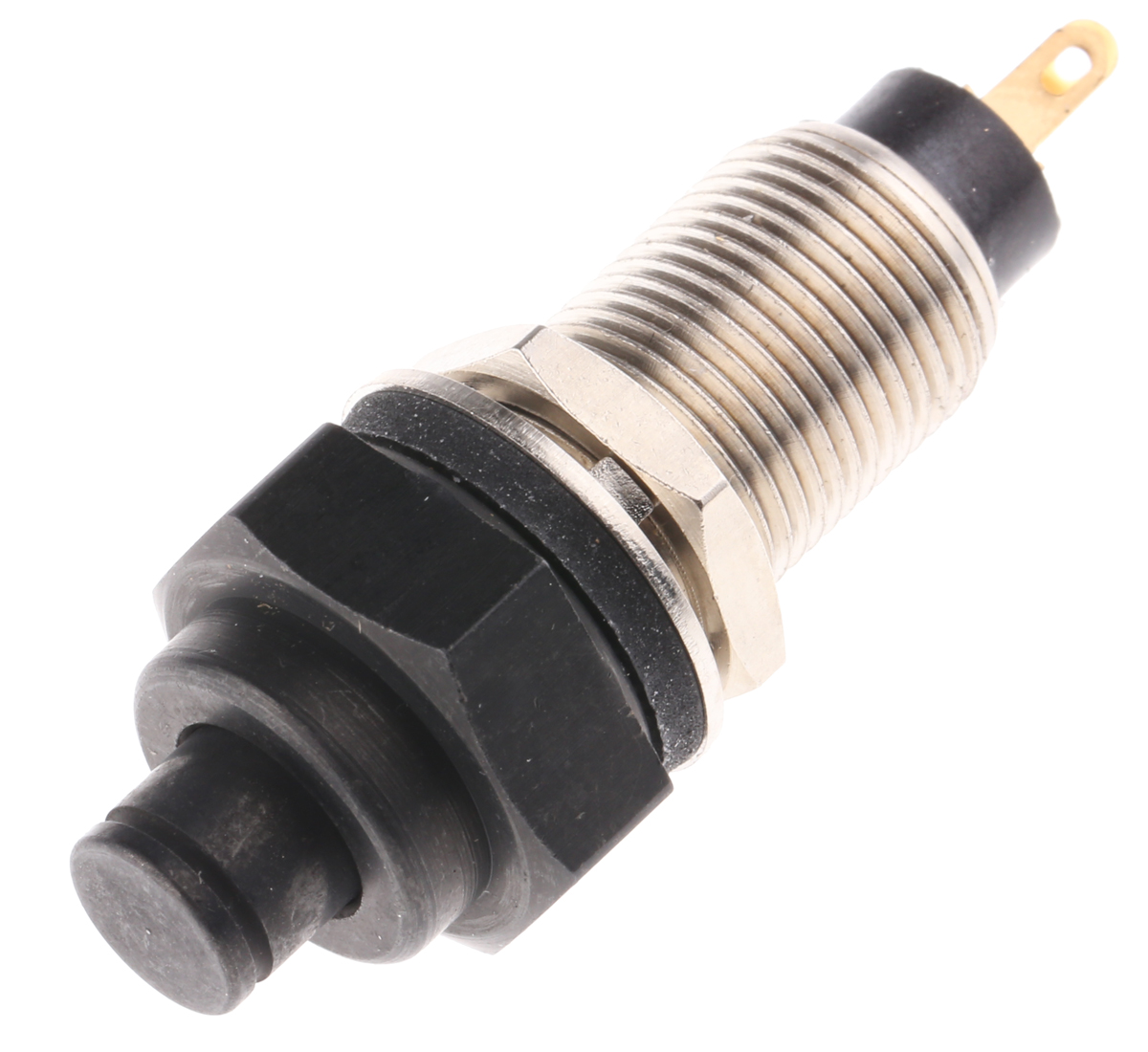 171725230 EOZ DJET Series Push Button Switch, Momentary, Panel, 10 mm Cutout, SPST, IP67 110 V ac