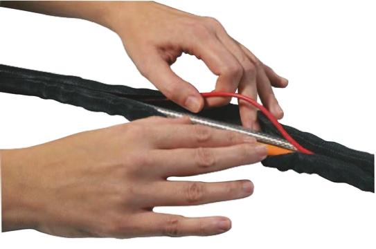 HellermannTyton Braided Polyethylene Terephthalate Black Cable Sleeve, 15m Length 50 mm Cable Diameter, TWIST-IN Series