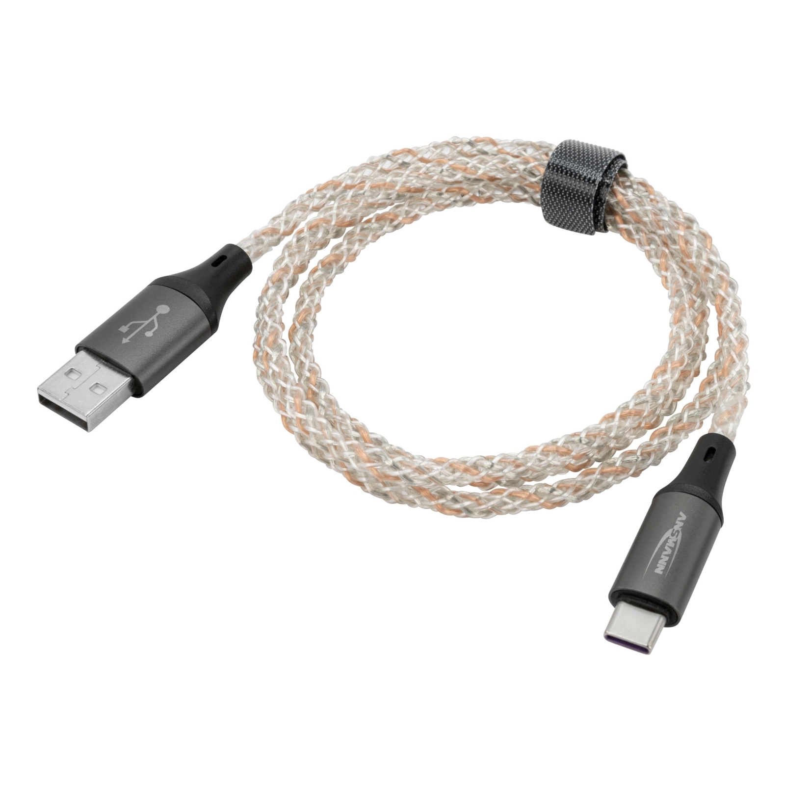 1700-0158-520 Ansmann USB Cable, Male USB Type A to Male, USB 2.0 USB Type C, 100 cm