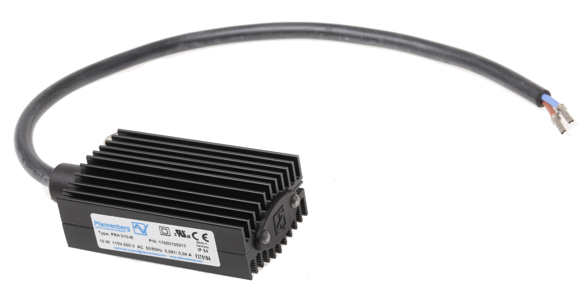 Pfannenberg Enclosure Heater, 230V ac, 10W Output, 10W Input, 95 °C 29.5mm x 50 mm