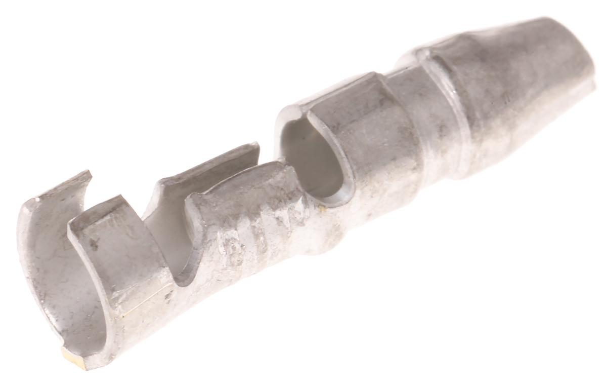 170020-2 TE Connectivity, 170020 Uninsulated Crimp Bullet Connector, 20 AWG to 14 AWG, 4 mm Bullet diameter Male