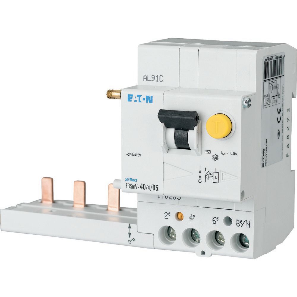 Eaton xEffect - FBSmV Series Residual Current Circuit Breaker, 63A, 4-Pole, 300 mA, Type S/A, 10 kA 415V ac