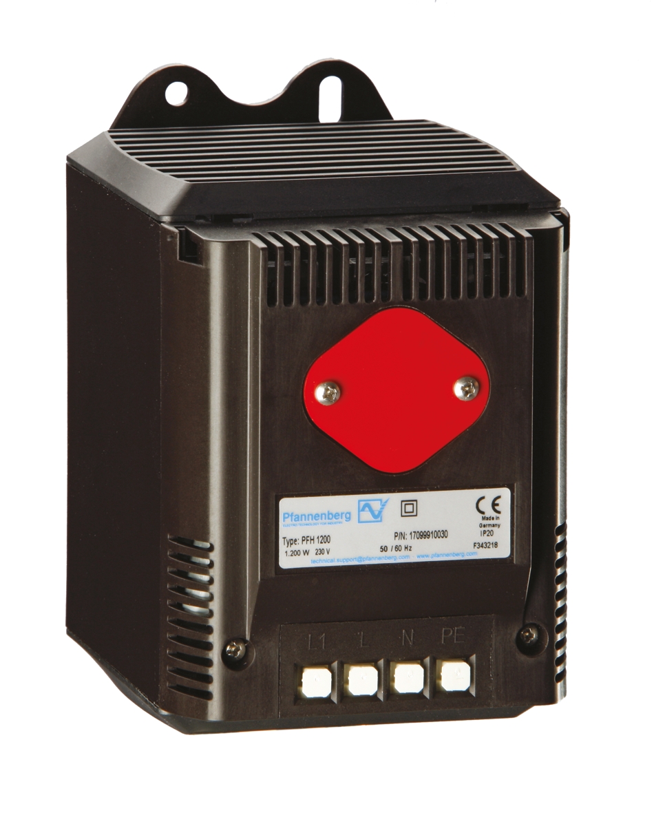 Pfannenberg Enclosure Heater, 230V ac, 200W Output, 215W Input, 55 °C 126mm x 126 mm