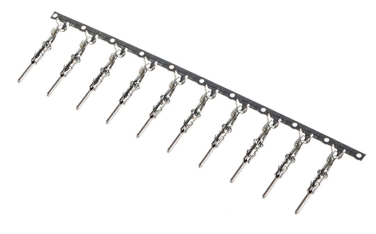 TE Connectivity Male Crimp Circular Connector Contact, Contact Size 17, Wire Size 17AWG, 20 AWG