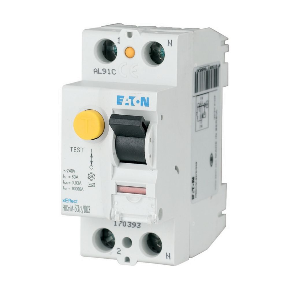 Eaton xEffect - FRCmM Series Residual Current Circuit Breaker, 40A, 2-Pole, 30 mA, 10 kA 240V ac