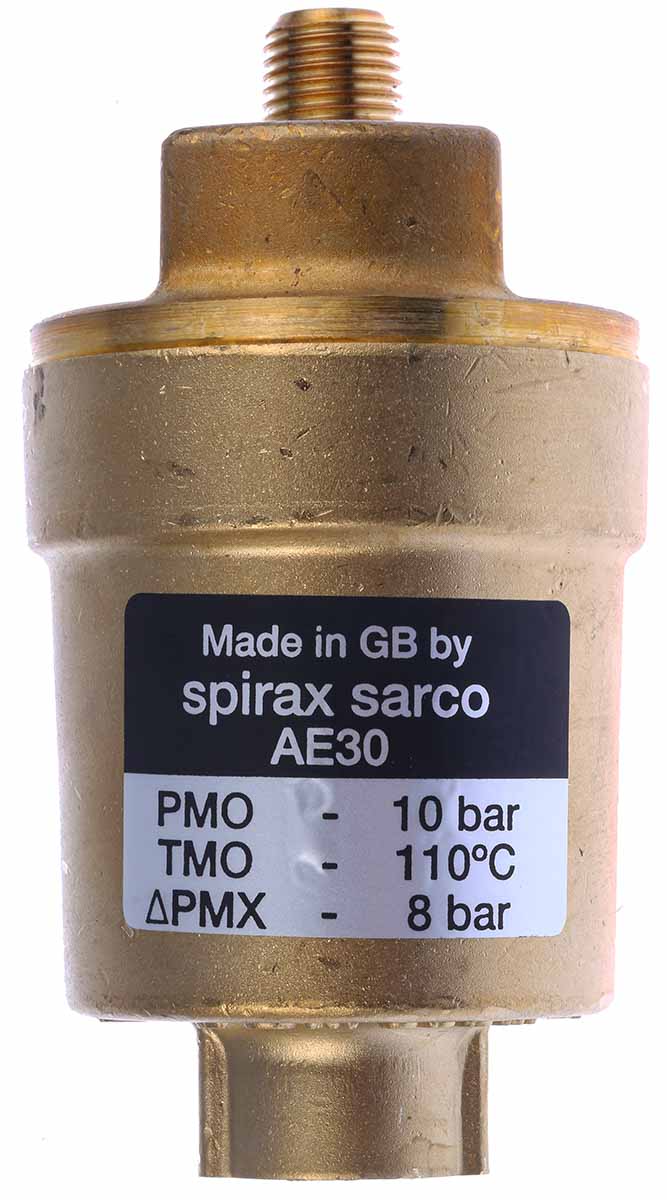 Spirax Sarco Copper Automatic Air Vent 1/2 in 1/4 in