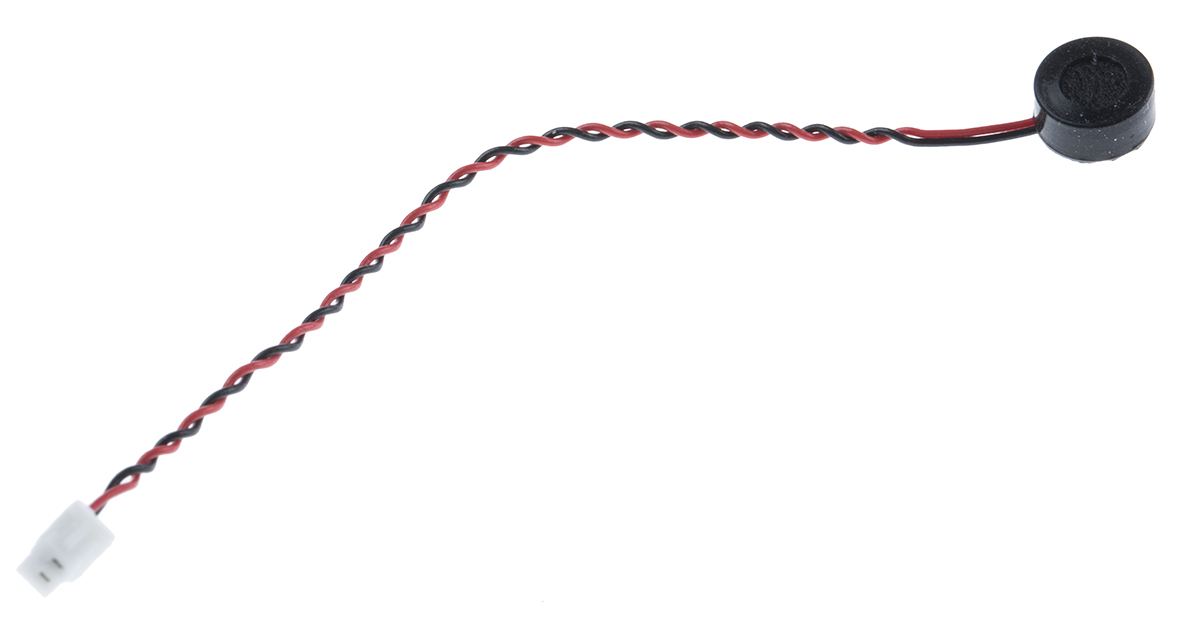 RS PRO Omni-Directional, Lead Wire 7.1 mm Microphone Condenser -38dB