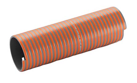 Contitech ALABAMA Polyvinyl Chloride Polyvinyl Chloride Polyvinyl Chloride, Hose Pipe, 50 mm ID, 58.8 mm OD, Grey, 5 m