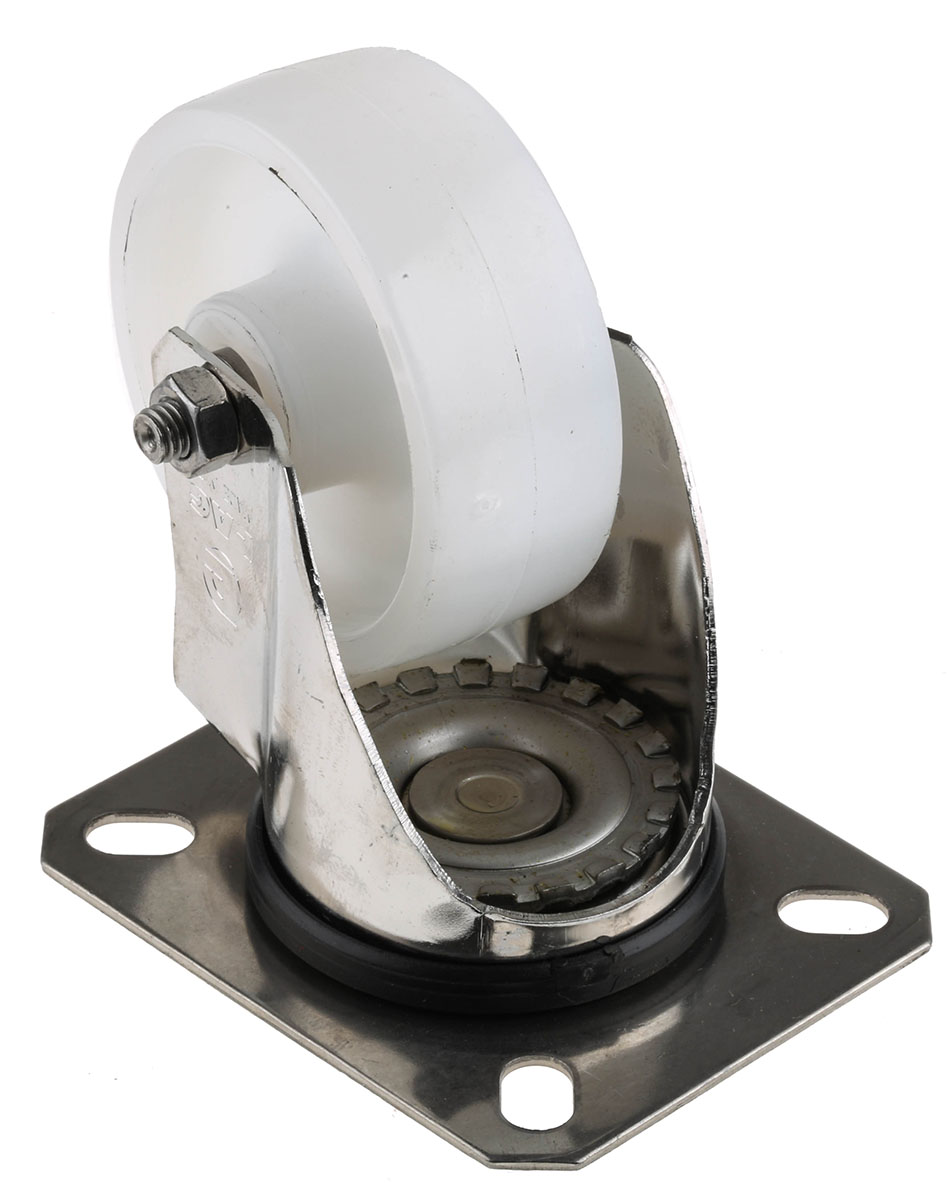 17127 LAG Swivel Castor, 150 kg Capacity, 80 mm Wheel