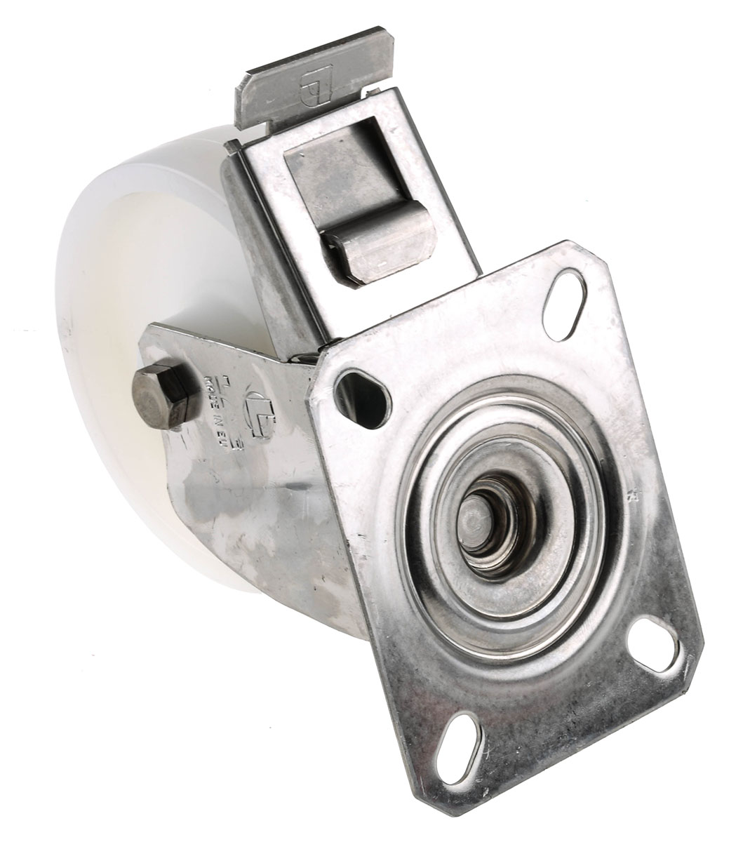 17130-fr LAG Braked Swivel Castor, 150 kg Capacity, 100 mm Wheel