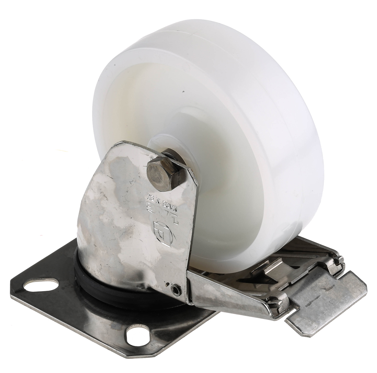 17130-fr LAG Braked Swivel Castor, 150 kg Capacity, 100 mm Wheel
