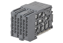 Molex, 171510 2.35 mm Pitch 3 Pair Backplane Connector, Right Angle Female, 6 Column, 6 Row, 36 Way