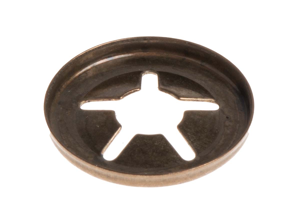 172-335 RS PRO Enamelled Steel Open Push-On Fastener for 4 mm Shaft