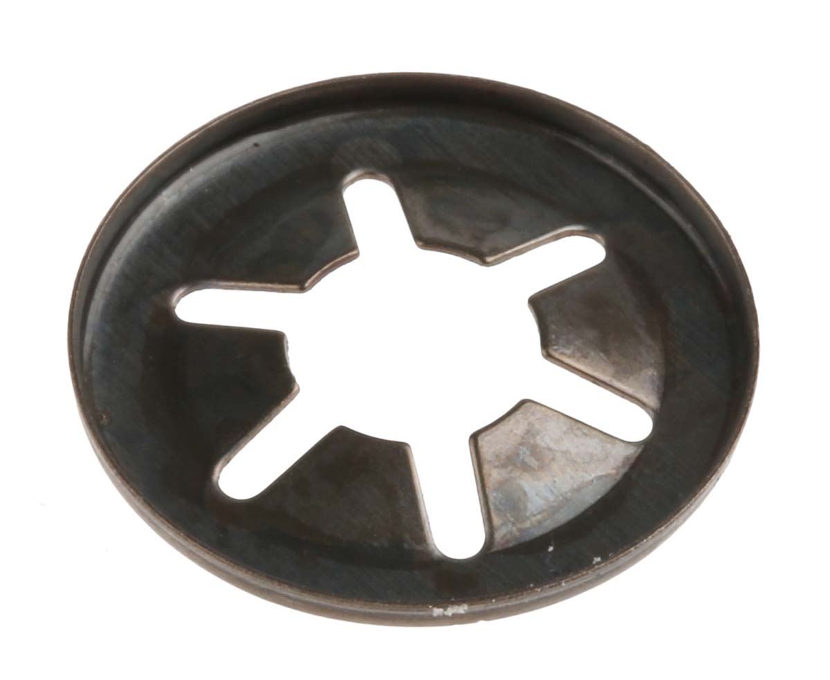 172-357 RS PRO Enamelled Steel Open Push-On Fastener for 6 mm Shaft