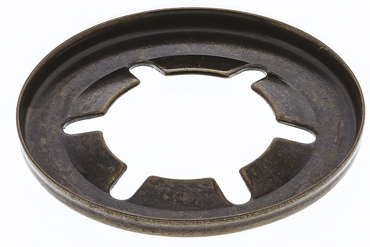 172-379 RS PRO Enamelled Steel Open Push-On Fastener for 8 mm Shaft